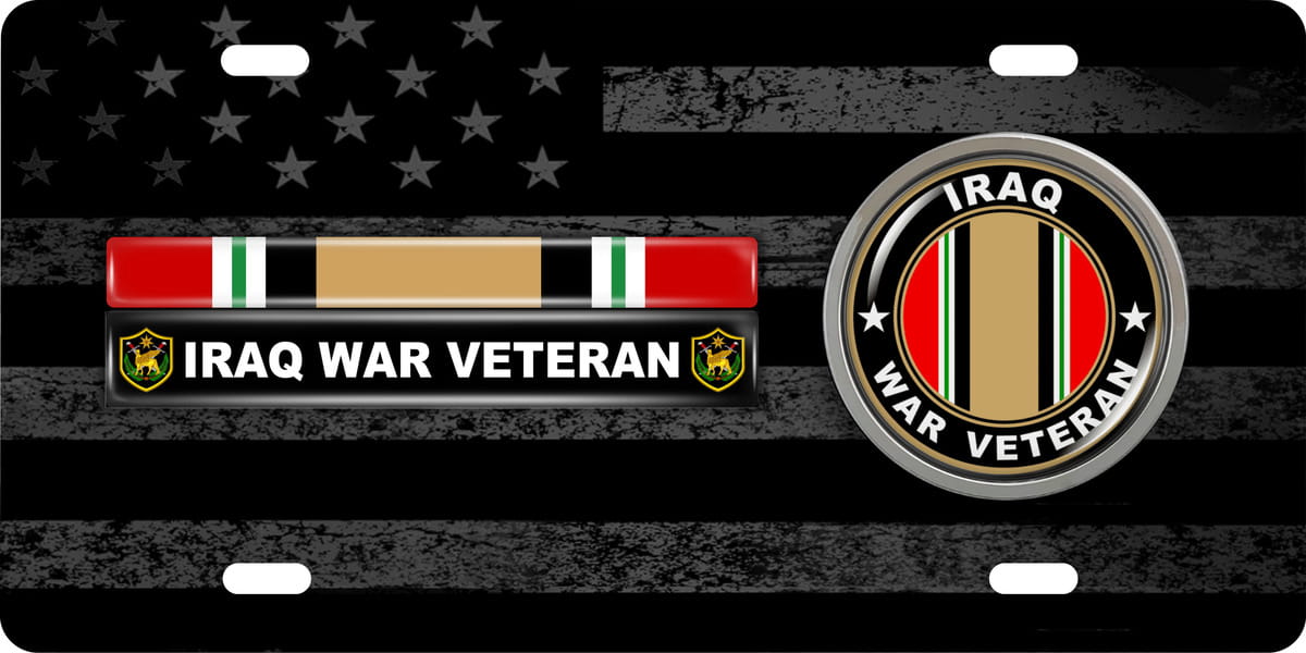 Black US Flag 